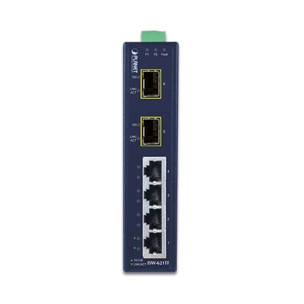 ＰＬＡＮＥＴ　ＴｅｃｈｎｏｌｏｇｙＣｏｒｐｏｒａｔｉｏｎ 産業用ファストイーサネットスイッチSFPポート付 ISW-621TF