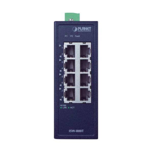 ＰＬＡＮＥＴ　ＴｅｃｈｎｏｌｏｇｙＣｏｒｐｏｒａｔｉｏｎ コンパクトイーサネットスイッチ 産業用8ポート100TX ISW-800T