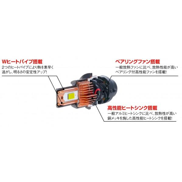 PIAA PIAA株式会社 純正交換 HID 用 LED バルブ LED 6600K・10000lm