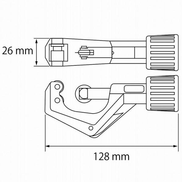 エビ印 チューブカッターステンレス管用 172 x 77 x 35 mm TC32S 1点｜diy-tool｜03