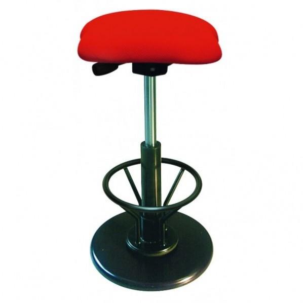 ※法人専用品※ルネセイコウ ツイストスツールラフレシア3R レッド 330x330x495-685mm TWS-190R/03