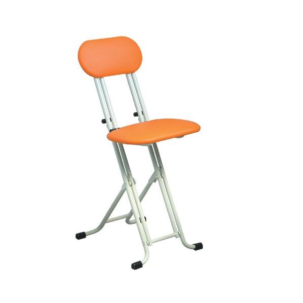 ※法人専用品※ルネセイコウ ニューベストホビーチェア オレンシ゛/ミルキ-ホワイト W-300W | ルネセイコウ