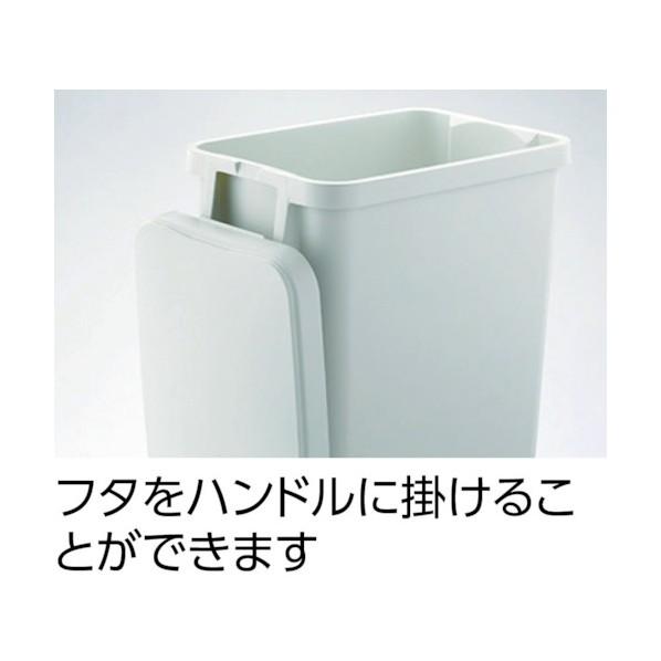 岐阜プラスチック リス 厨房用キャスターペール７０Ｌ 排水栓付 グレー GGYK005 1点の画像