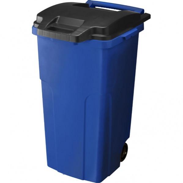 岐阜プラスチック キャスターペール [2輪] ブルー 468×575×824(mm) 90C2