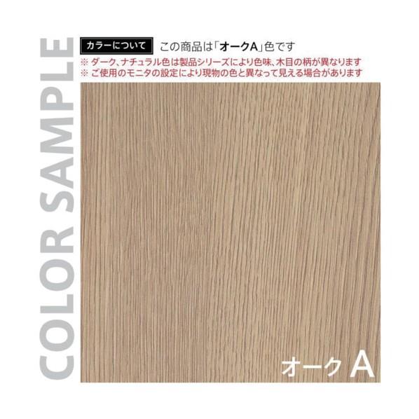 アール・エフ・ヤマカワ ソリード フリーアドレス用ハーフデスク W1000×D600mm オーク×ブラック脚 RFTFH-1060OA-BLの画像