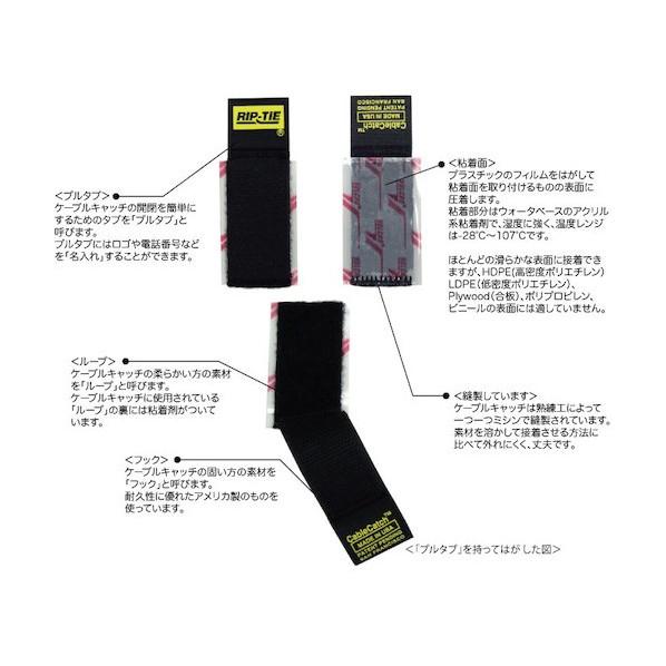 RIP-TIE ケーブルキャッチ 50．8mmX127mm 50本入 茶 茶 C-E5-050-BN 50本_1