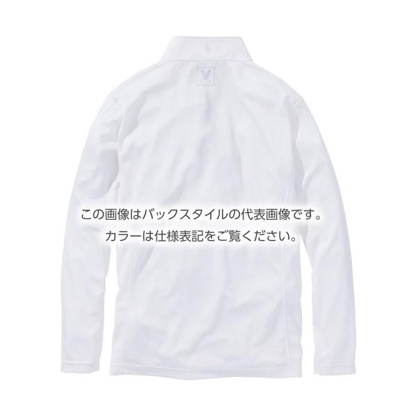 村上被服 ミニ衿長袖ポロシャツ 3L ネイビー 601-3L-1 1点x5着の画像
