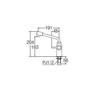 SANEI 浄水器 JA572DC 13 SANEI 立形上向自在水栓 JA572DC-13 (水栓金具) 価格比較 - 価格.com