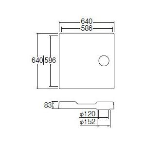 サンエイ 洗濯機パン H5410-640 1 : DIY FACTORY ONLINE SHOP - 通販