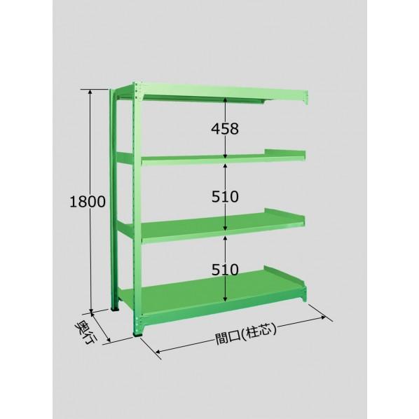 サカエ 中量棚B型(500kg 段・連結・高さ1800mm・4段タイプ) B-1354R
