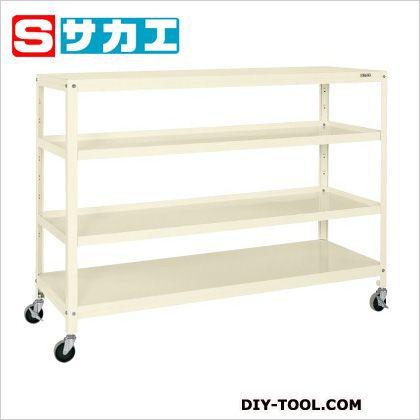 サカエ スーパーキャスターラック(ナイロンウレタン車) アイボリー SPR1324MRNUI