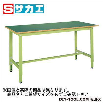 サカエ 軽量高さ調整作業台TKK8タイプ グリーン TKK8074F