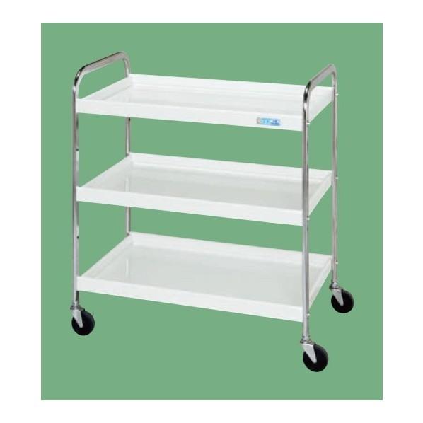 サカエ ニューCSワゴンヨコ型 ホワイト CSYA-748W CSYA-748W ニューCSワゴンヨコ型 1台 サカエ 通販モノタロウ