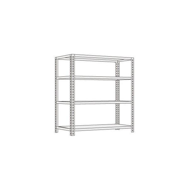 サカエ ショップラック パールホワイト 1500×450×1500 SHR-2214P