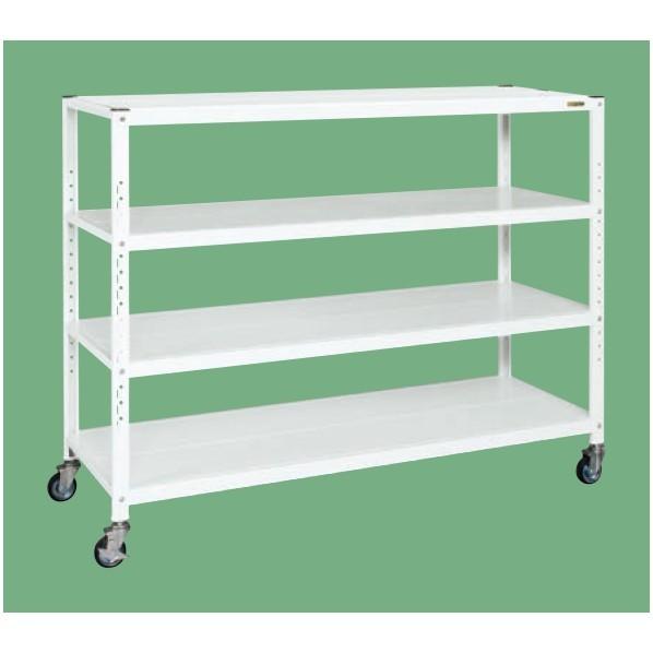 サカエサカエキャスターラック1800×650×1313パールホワイトSTN3-1812RW