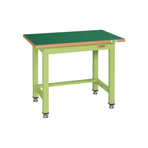 サカエ 中量作業台 KVタイプ サカエグリーン 1200×750×740mm KV-493FEN