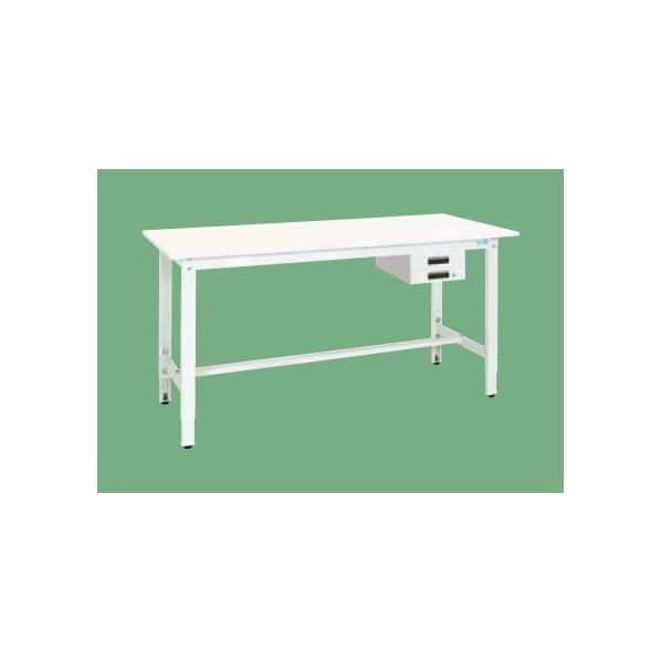 ※法人専用品※サカエ 軽量高さ調整作業台TKK8タイプ抗ウイルス天板 1800×600×800〜1000 パステルホワイト TKK8-186BVPW 1台 サカエ 軽量高さ調整作業台TKK8タイプ ポリエステル天板 1500×900×