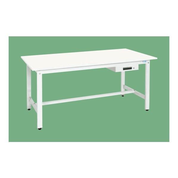 ※法人専用品※サカエ 軽量作業台KHタイプ抗ウイルス天板 900×750×800 パステルホワイト KH-39AVPW 1台