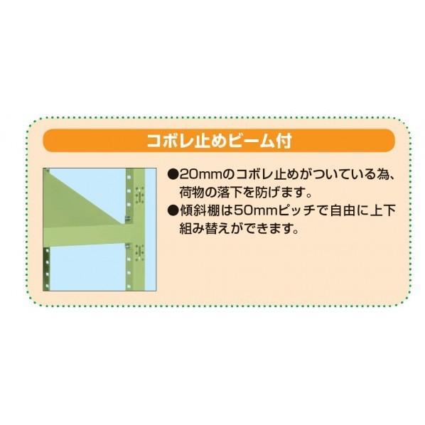 ※法人専用品※サカエRKラック傾斜棚タイプ(単体)W1500×D600×H1200mmRKN-5623SIの画像