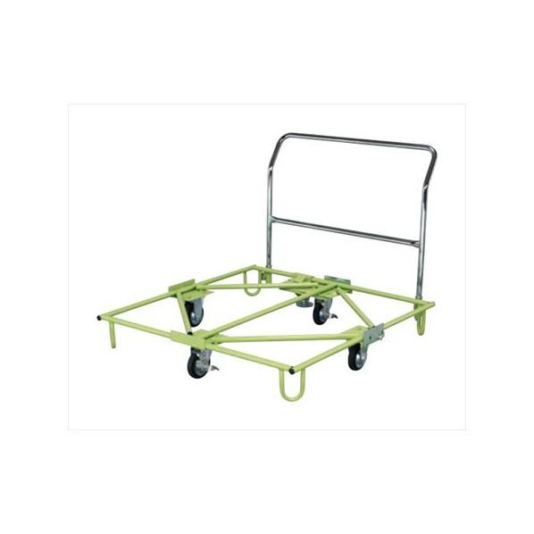 ※法人専用品※サカエ 樹脂パレット台車(フロアストッパー付) 1105×1245×910 SC-110FT 1台