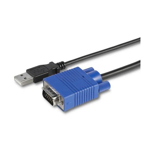 【新品未使用】NOTECONS02 USB VGA KVMコンソールアダプタ KVMコンソールアダプター ノートPC用／USB VGA Mini DisplayPort