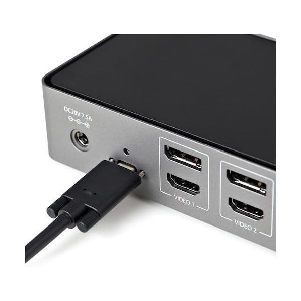 STARTEC.COM社 ドック/USB-A&C/3画面/4K60Hz HDMI DP/85W PD/6x USB/LAN DK31C3HDPD_5
