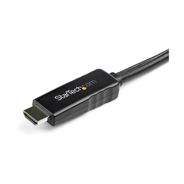 STARTEC.COM社 ディスプレイ変換ケーブル/HDMI - DP/2m/4K30Hz/USBパワー HD2DPMM2M 1本
