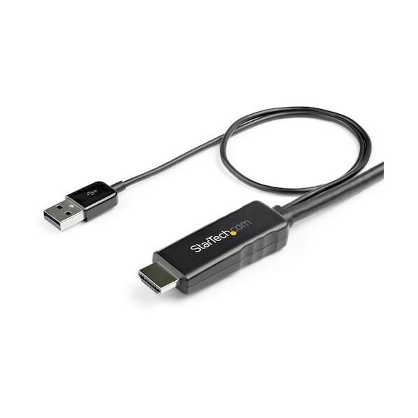 STARTEC.COM社 ディスプレイ変換ケーブル/HDMI - DP/2m/4K30Hz/USBパワー HD2DPMM2M 1本