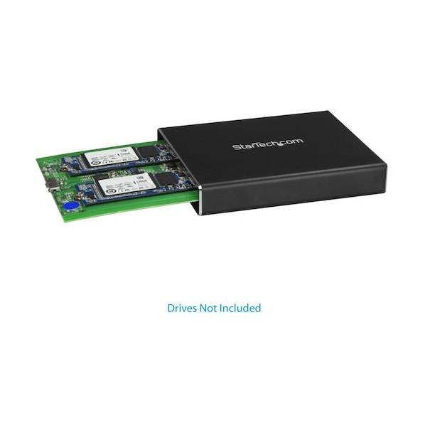 STARTEC.COM社 外付HDD / SSDケース/USB-A & C接続/2x M.2 SSD/B-Key/NGFF/アダプターケース SM22｜diy-tool｜06