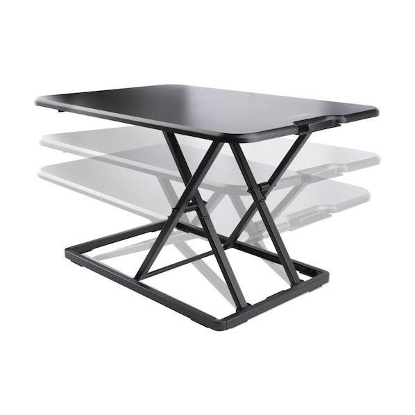 STARTECH.COM 昇降デスク/卓上型/作業面670mm x 470mm/耐荷重8kg/高さ調節可能/スタンディング デスクコンバーター LAPTOP-SIT-STAND 1個の画像
