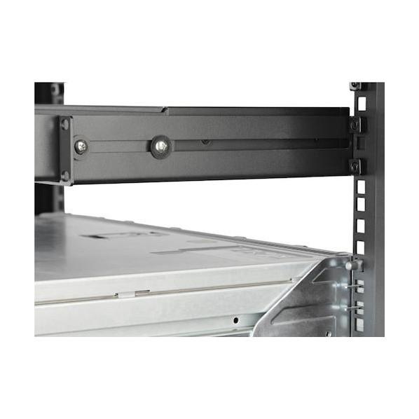 STARTECH.COM サーバーラック金具/19インチラックレール/1U/奥行き調整可能/耐荷重90kg/4ポスト汎用ラックマウントレール UNIRAILS1UB 1個の画像