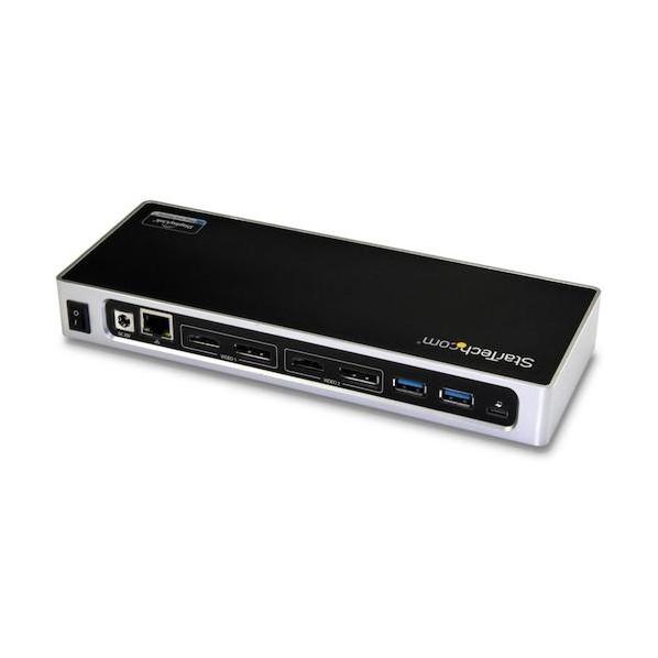 STARTECH.COM ドッキングステーション/USB-A & USB-C接続/2画面/4K60Hz/HDMI DP/多機能マルチハブ DK30A2DH 1個_2