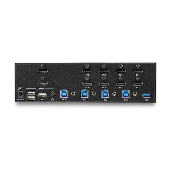 STARTECH.COM KVMスイッチ/4ポート/HDMI/4K30Hz/3.5mmオーディオ/2ポートUSB 3.0ハブ/CPU切替器 SV431DHD4KU 1個_3