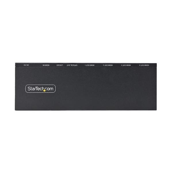 STARTECH.COM ビデオスプリッター/4K60Hz HDMI 2.0/1入力4出力/スケーラー内蔵/3.5mm & 光オーディオ HDMI-SPLITTER-44K60S 1個_4