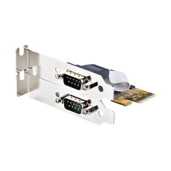 STARTECH.COM RS232Cシリアルアダプターカード/PCI Express/2ポート/16C1050 UART/Win & Linux 21050-PC-SERIAL-CARD 1個_2