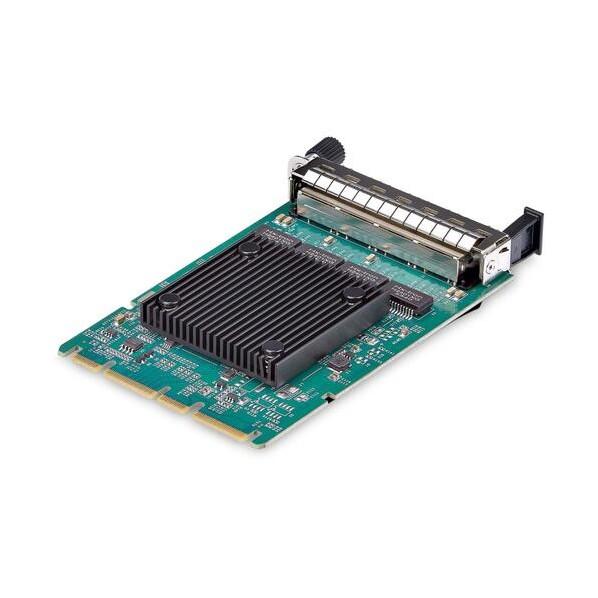 STARTECH.COM ネットワークアダプターカード/4ポート ギガビット LAN/OCP 3．0/SFF 4C＋/サーバーネットワークカード シルバー ＆ グリーン_1