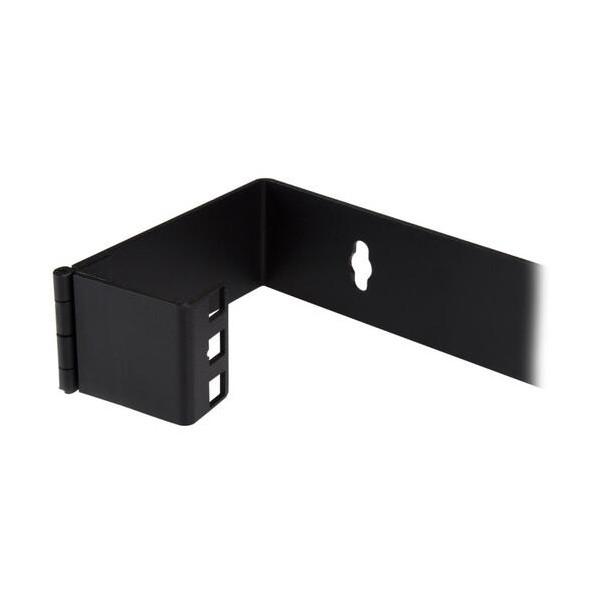 STARTECH.COM サーバーラック/ウォールマウントブラケット/1U/19インチ/奥行14．8cm/ヒンジ付/パッチパネル 取付金具 WALLMOUNTH1の画像