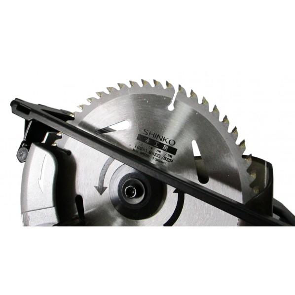 電気丸ノコ　ACCS-165 〔新品　未使用〕 新興製作所 電気丸ノコ チップソー165mm ブレーキ付 ACCS-165 ブラック