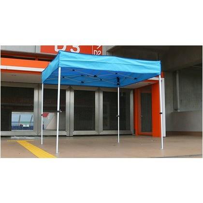 ※法人専用品※さくらコーポレーション かんたんてんと３メッシュタイプ平屋根(オールアルミフレーム) ブルー 1.2m×1.2m KA／1212WAMF 1