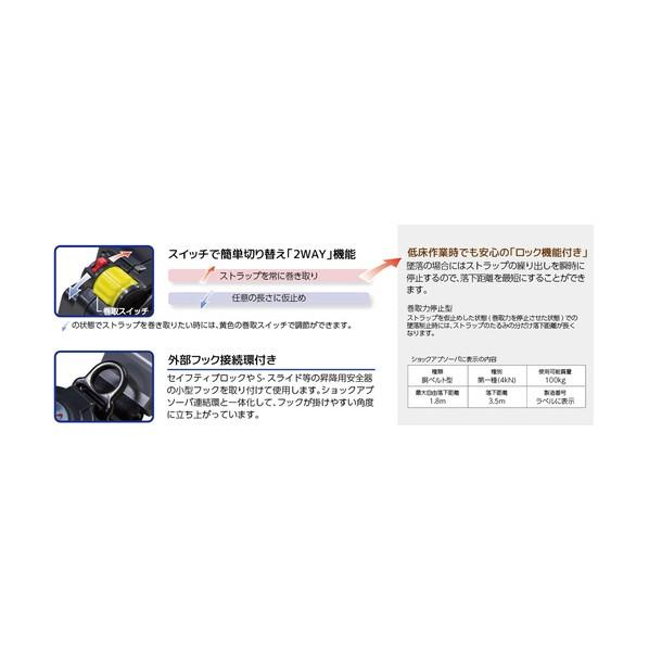 サンコー SLN505+RICORO-N補助ロープ ロック装置付巻取器式胴 サンコー SLN505+RICORO-N補助ロープ ロック装置付巻取器式胴