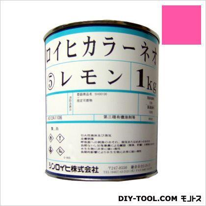 シンロイヒ　ロイヒカラーネオ油性蛍光塗料　ピンク　1kg　21456