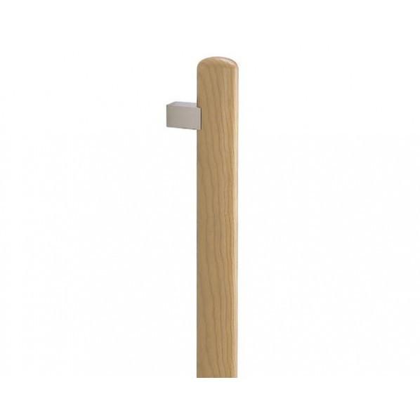 シロクマ 自然木楕円取手 ライトオーク 400 NO-310 1組