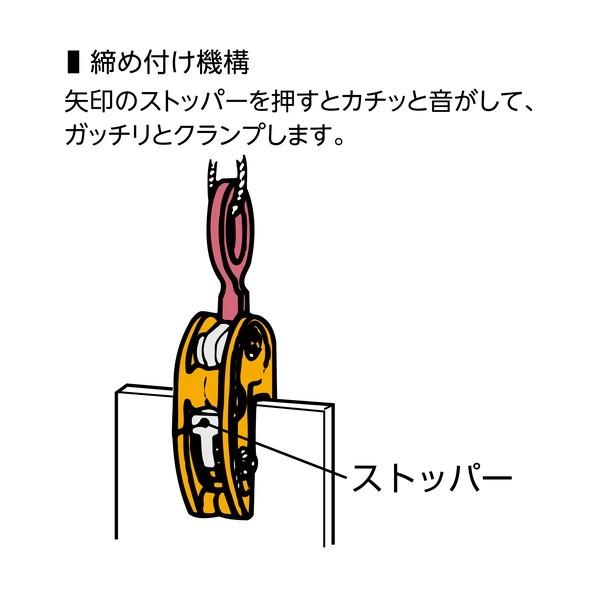 スーパーツール 立吊クランプ(解放ストッパー式) SVC2 1点_4