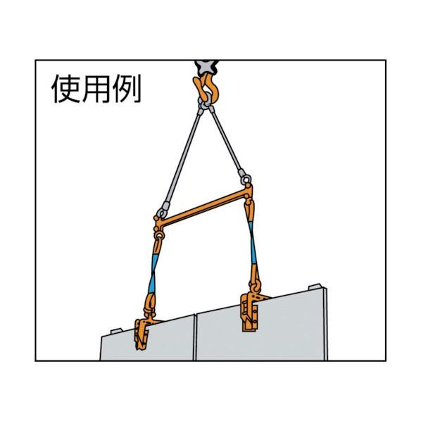 スーパーツール 木質梁専用吊クランプ天秤セット BLC200S 1S_2