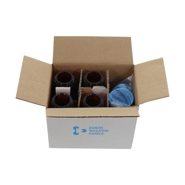 柴田科学 ユーティリティねじ口ボトル 茶褐色 125mL 017320-125A_2
