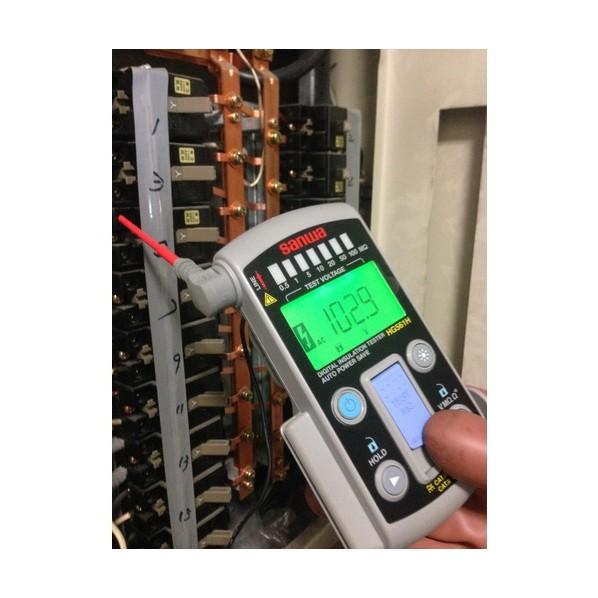 三和電気計器 スマートスタイル7レンジ式デジタル絶縁抵抗計 250 x