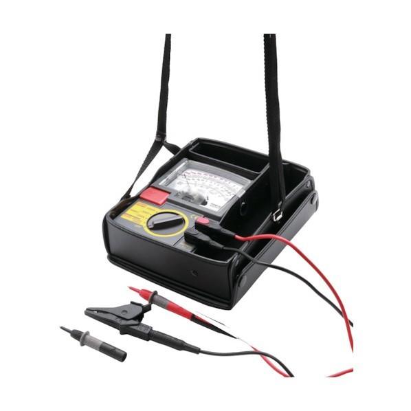 三和電気計器 アナログ絶縁抵抗計1000V/500V/250V PDM1529S 1台 : DIY