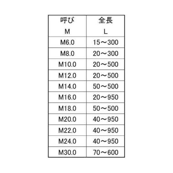 サンコーインダストリー SUS寸切(平先 8X165 C1-02-0510-0080-1650-00_1