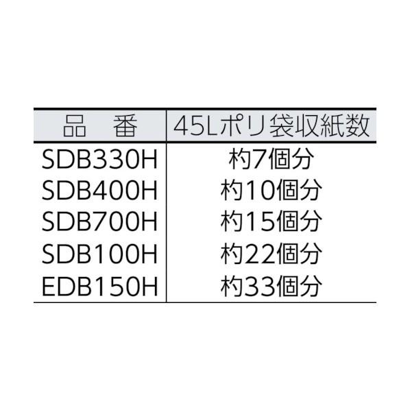 積水テクノ成型 積水　ダストボックス　＃１５００キャスター付 EDB150H_1