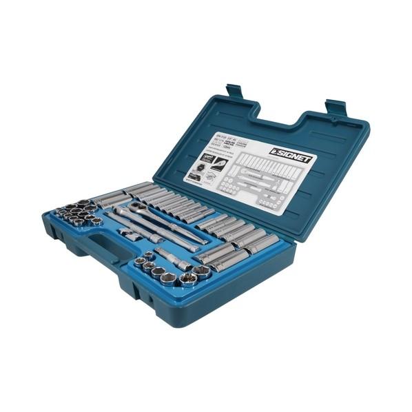 シグネット インチソケットレンチセット 3/8DR 12844 44本組 : DIY